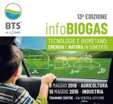 13^ Edizione Info BIOGAS BTS: Affi (VR) 9 E 10 Maggio