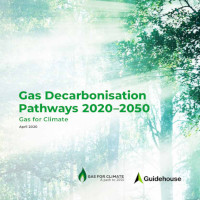 New Report By Gas For Climate: Gas Decarbonisation Pathways 2020-2050.