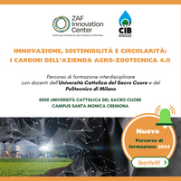 PERCORSO DI FORMAZIONE | Innovazione, Sostenibilità E Circolarità: I Cardini Dell’azienda Agro-zootecnica 4.0